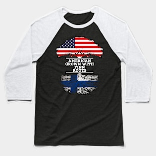 American Grown With Finn Roots - Gift for Finn From Finland Baseball T-Shirt